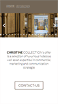 Mobile Screenshot of christinecollection.com